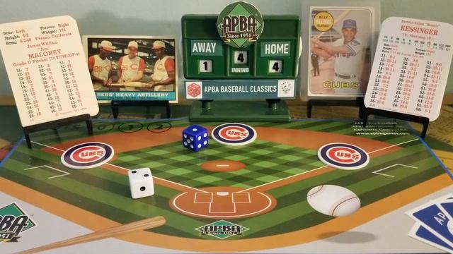 APBA Baseball Classics: Sixties NL Game 1 Reds vs. Cubs смотреть онлайн