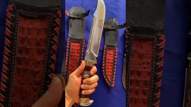 Кованый нож монстр «Генерал», сталь Х40, 62-63 hrc. смотреть онлайн