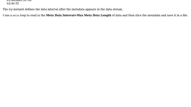 Code Review: Get metadata from an Icecast radio stream смотреть онлайн
