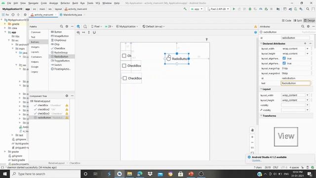 Android Common Controls | Check Box| Radio Button | Image View | Date Picker | Time Picker смотреть онлайн