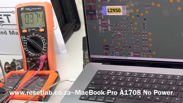 MacBook Pro 820-00840 No Power repairs смотреть онлайн