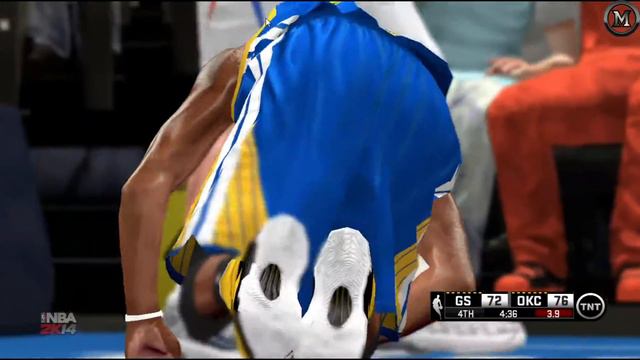 NBA 2K14 MOD 2016/2017 Updated Rosters │Warriors vs Thunder │ Durant vs Westbrook! HD Gameplay смотреть онлайн