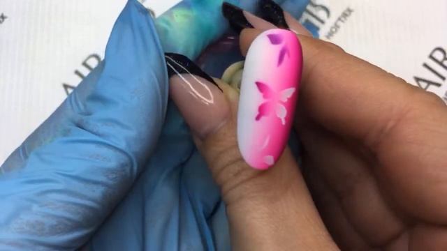 МК Весенне-летние дизайны. Аэрография на ногтях смотреть онлайн