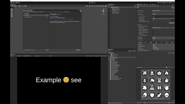 Inserting sprites inline into text, things like emojis and icons with unity. Super easy and fun! смотреть онлайн