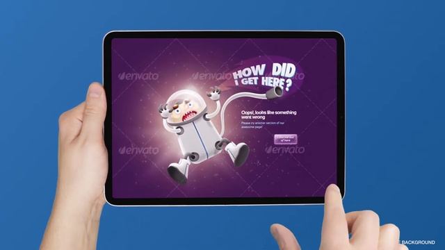 iPad PRO Mockup Template for After Effects - Stock royalty free footage смотреть онлайн