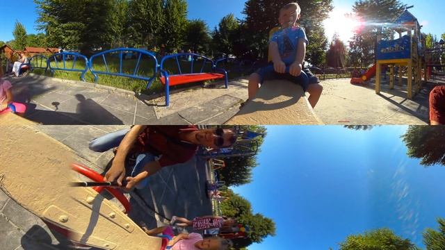 360 Video СУПЕР Детская площадка | VLOG Kids Playground Fun Play Place
