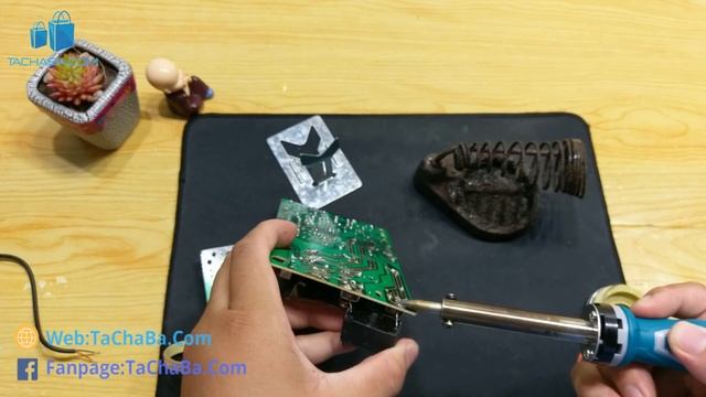 Trên Tay Và Test Mỏ Hàn Chì TOTAL TET1606 60W, Dành Cho Anh Em Thích Chế
