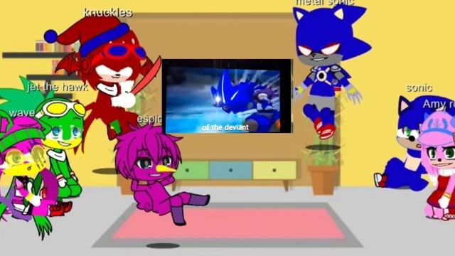 GachaClub sonic characters react to metal sonic vs perfect cell & metal sonic vs doodlebob RapBattl смотреть онлайн