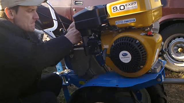 Первый запуск мотоблока Нева после зимы - не рабочая свеча