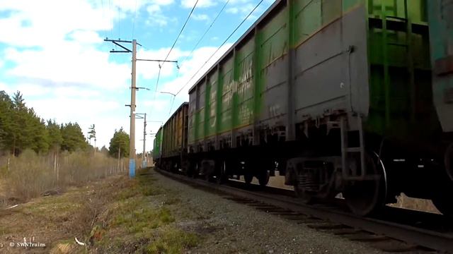 Система электровозов ВЛ11М-181/183 с грузовым поездом смотреть онлайн