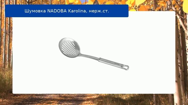 Шумовка NADOBA Karolina, нерж.ст. смотреть онлайн