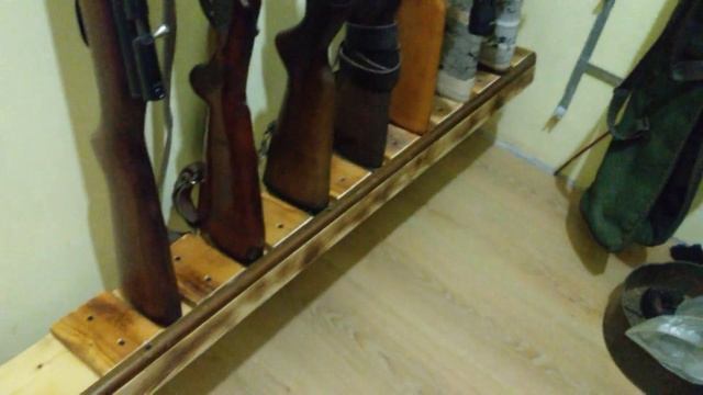 Оружейная полка с креплением для оружие..Мой Вариант. смотреть онлайн