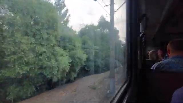 Электричка Москва - Рязань от пл.142 км до Рязани. смотреть онлайн