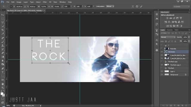 Photoshop CS6 - Making FB Cover | 2013 | HD смотреть онлайн