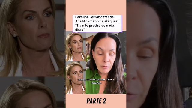Carolina Ferraz defende Ana Hickmann #anahickmann #afazenda #carolinaferraz смотреть онлайн