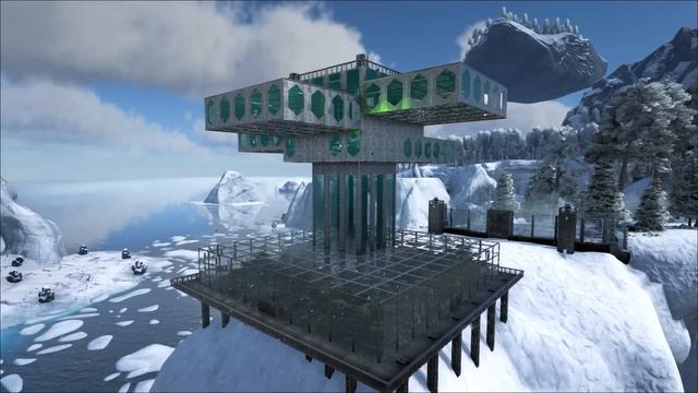 ARK Survival Evolved Snow Biome Spectre Base смотреть онлайн