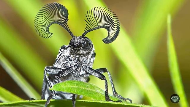 Редкий жук с самыми роскошными усами смотреть онлайн