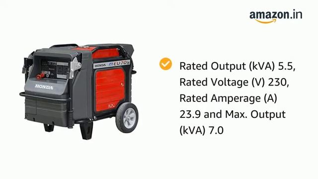 Honda EU 70is Metal & HDPE Multicolor Inverter Generator смотреть онлайн