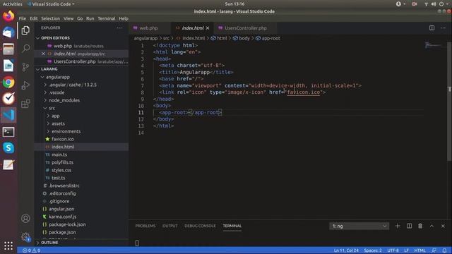 Angular Files and Folder Structure | Laravel Angular Tutorial | Part-7 смотреть онлайн