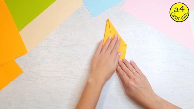 Оригами Журавлик из бумаги а4 Как сделать журавля своими руками смотреть онлайн