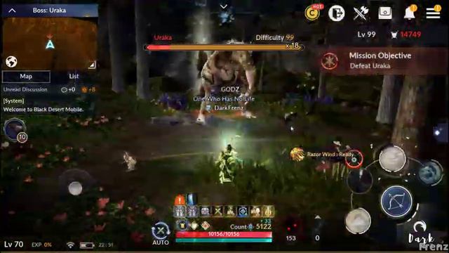 Black Desert Mobile (BDM) New Boss Rush Timer Update (Uraka Lv 99) Global Server смотреть онлайн