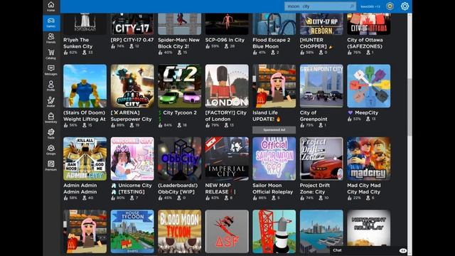 17 серия Роблокс-геймплея на разных режимах (Moon City как GTA) смотреть онлайн