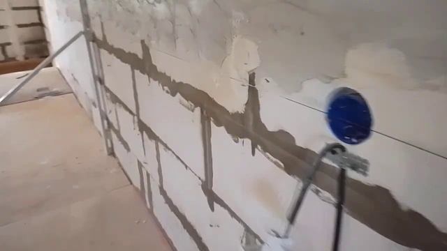 Растворный маяк. Делаю метки для установки гипсовых маяков. смотреть онлайн