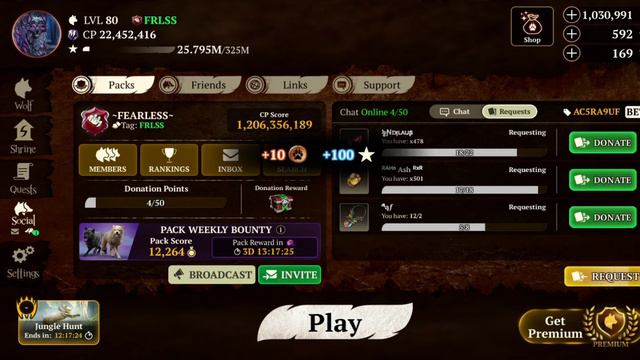 The Wolf - Donate Items! | Sharing Chest And More 🏆