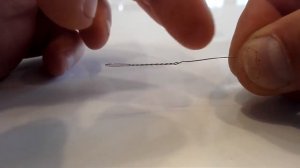 Проводок "струна " - лучший поводок для джига