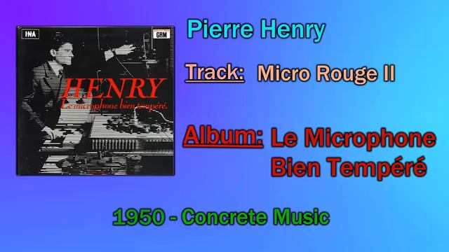 🔄 Pierre Henry - Micro Rouge II [1950] 🔄 смотреть онлайн