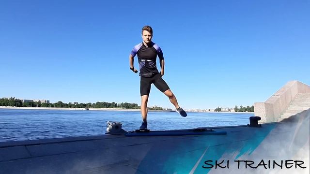 Первый лыжный тренажер для ног SKI TRAINER first cross country skiing equipment смотреть онлайн