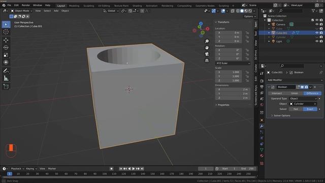 Different Ways To Cut Through Objects In Blender 3 смотреть онлайн