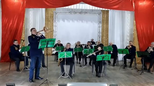 Народный самодеятельный духовой оркестр "Альянс" - Серенада Б.Фиготин смотреть онлайн