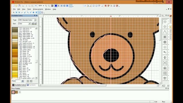 Create Cross Stitch Patterns Using PC Stitch Underlays смотреть онлайн