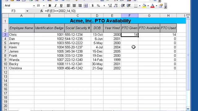 MS Excel 2003 Basic ( Functions part - 3) Lesson - 15 смотреть онлайн