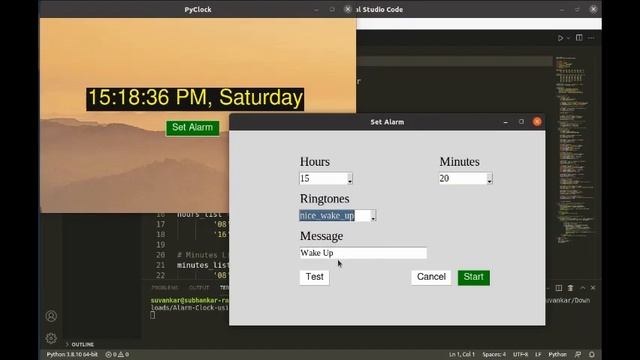 Create an advanced Alarm Clock⏰ Using Python Tkinter | Python Project | with Source Code смотреть онлайн