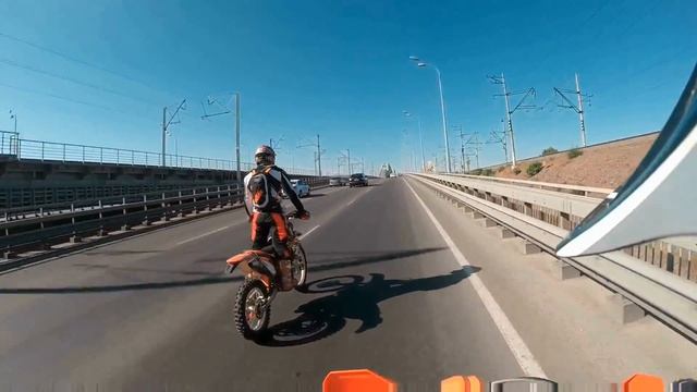 Д Коля валит на заднем колесе! смотреть онлайн