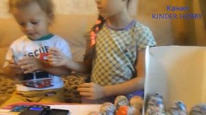 Бегемоты-спортсмены! Новые киндер сюрпризы 2019. Распаковка, вес