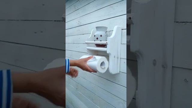Меняем полотенце-рулон в держателе Деревянный Шик https://vk.com/woodychic смотреть онлайн