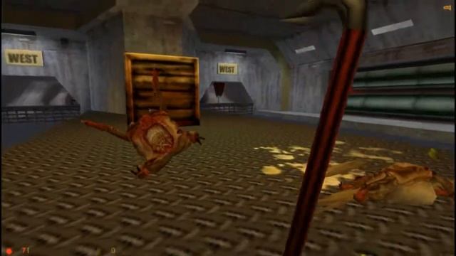Прохождение Half Life #9 Падающий потолок,гады Ксена и руины смотреть онлайн
