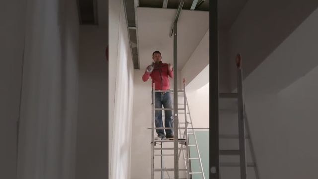 Установка ГКЛ потолок смотреть онлайн
