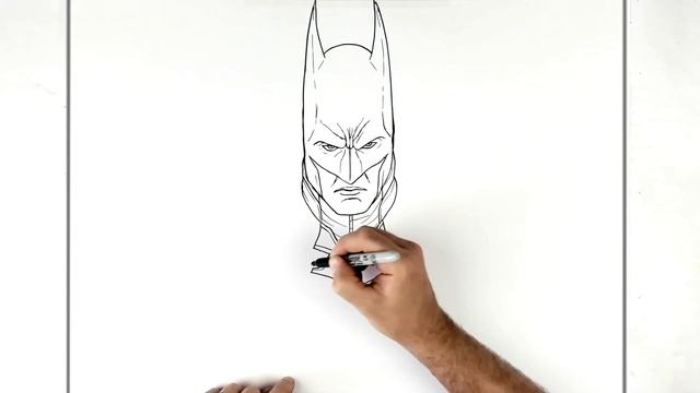 How To Draw Batman Arkham Origins | Step By Step | DC смотреть онлайн