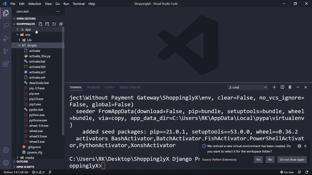 How to run Django Project on localhost (Hindi) смотреть онлайн