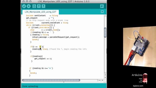 064 An Arduino controlling web server