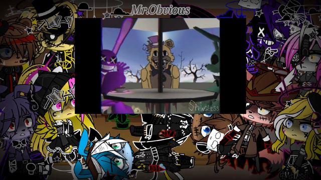 Fnaf 1 And 2 React To Alastors Game | Gacha X Fnaf | My OC