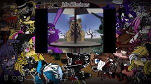 Fnaf 1 and 2 react to Alastors game | Gacha x Fnaf | My OC