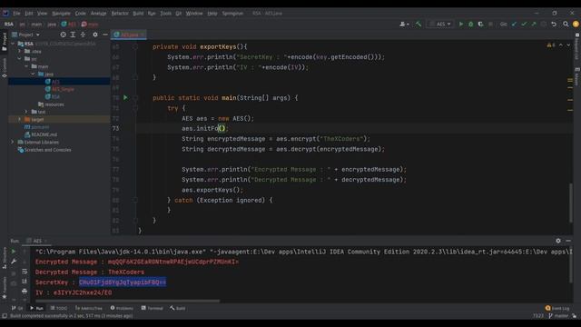 AES Encryption/Decryption (2) : Exporting the Key for different applications смотреть онлайн