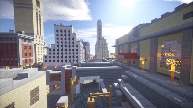 Minecraft New York in the 1930s! смотреть онлайн
