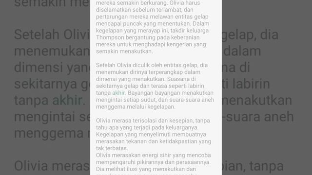 Cerita Pendek//cerpen OLIVIA dan Entitas Part 1 смотреть онлайн
