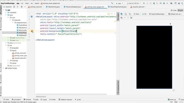 Music Player Application | Android Studio Tutorial | 2022 смотреть онлайн